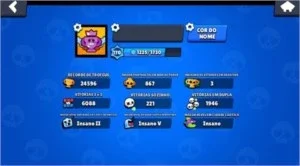 Conta Brawl Stars 24500 troféus.