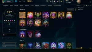 Conta lol N.1339 Todos os Campeoes e 1 Milhao e 400 Mil EA