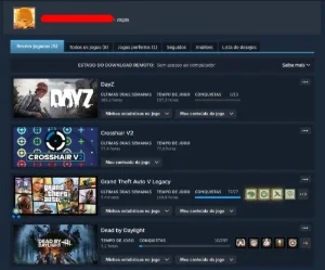 Conta steam com Dead by Daylight / GTA V | FULL ACESSO