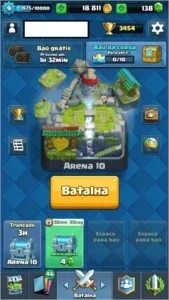 Conta Clash Royale--4 Lendarias--Xp9--arena 10