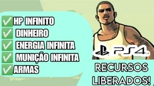 Grand Theft Auto (GTA) - San Andreas: Hp, Dinheiro, Armas