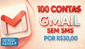 100 Contas Gmail Business Premium (SEM SMS) - LEIA DESCRIÇÃO