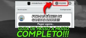 Formas de Robux Fácil (PC e Celular) - Entrega automática