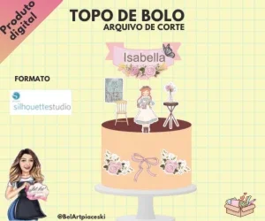 Arquivo De Corte - Topo De Bolo - Anne With An E