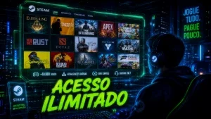 Conta Steam com diversos jogos, super oferta imperdível