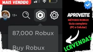 Robux Fácil (PC e Celular) - Entrega Automática - 2026
