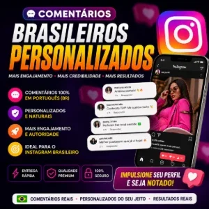 💬 Comentários Instagram Personalizados | 100% Brasileiros
