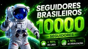 Instagram  10.000 Seguidores Brasileiros Reais
