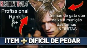 Resident Evil 4 Remake -Orelhas de Gato  Ps4/5,Xbox S/X