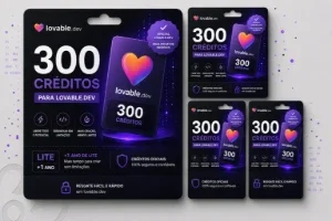 [Promoção] 300 Créditos Lovable + Plano Pro Lite Por Um Ano