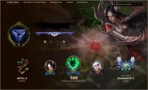 Conta de Lol Diamante 5