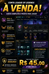 Conta League Of Legends À Venda