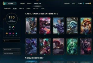 Conta Gold V, Todos os champ, 190 skins