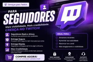 🚀 Seguidores Para Twitch🟪 – Impulsione Seu Canal Agora!