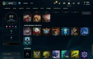 Conta League Of Legends 2013