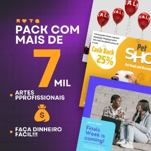 Pack De Artes Prontas!! Mais De 7 Mil Artes!!!