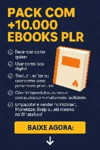 📚 Pack Com +10.000 Ebooks Prl 🔥