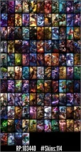 Conta League Of Legends Varias Skins