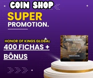 Honor Of Kings 400 Fichas + Bônus