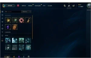 CC Lol LV25 skins para ativar no inventario