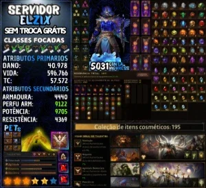 Conta com 5k de resso