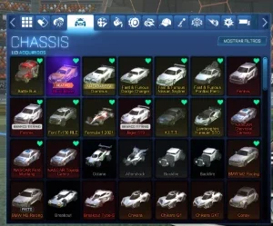 Conta Rocket League 600+ Itens/Skyline, Fennec Franco...