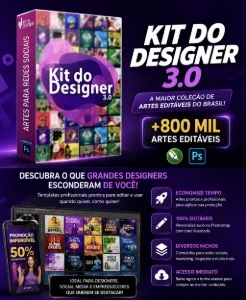 Kit Designer, Crie Design Atrativos em 5 minutos