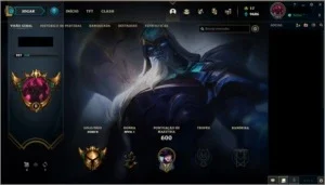 conta LOL, mmr gold/platina, muita skin e todos os campeoes