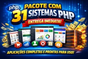 Pacote Com 31 Sistemas Php – Entrega Imediata