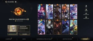 Conta 196 skins feita no primeiro dia