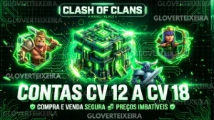 Promoção! Contas Clash Of Clans Cv 12 A 18 Contas Baratas