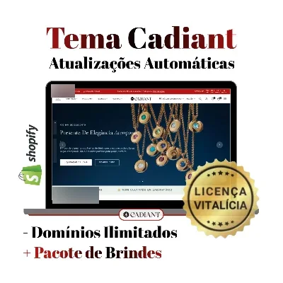 Tema Shopify Cadiant Para Joalheria + Atualizações