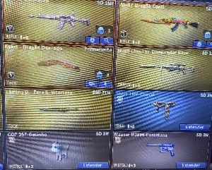 Contas crossfire muito boas e com bastante skins!