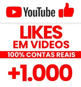 🔥1000  YouTube Curtidas | Barato |