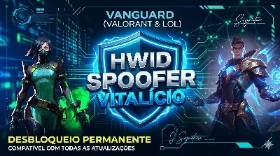 Spoofer HWID Vitalício – (Valorant, LoL, Fortnite e etc )
