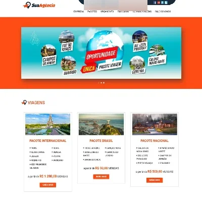 Site Pronto Agencia de Viagens