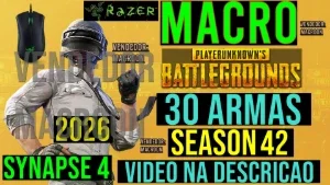 Macro - Pubg Steam - (Vitalicio) Mouses Razer