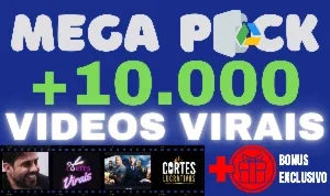Pack Cortes Virais! +10.000 Vídeos Prontos Para Postar