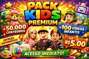 🎨 +50 Mil Desenhos + Vídeos Infantis 🎁 Pack Completo