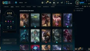Conta lol nvl 742 mmr mestre