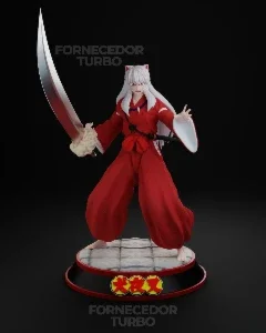 Inu Yasha 3D - Arquivo .Stl Para Impressão 3D