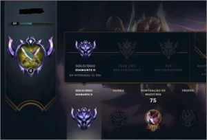 Conta Diamante League of Legends