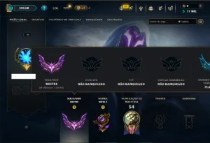 Mestre com 45 Champs e 10 Skins