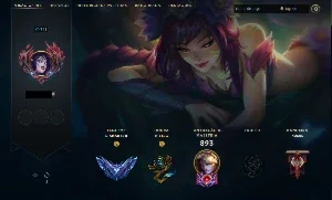 Conta Lol lvl 745 Diamante (224 skins)