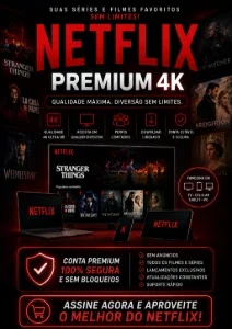 Netflix Premium 4K + Entrega automática + suporte 30 Dias!!
