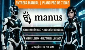 Manus Pro 3700 creditos - 7 Dias De Acesso - Manus 1.6 Max