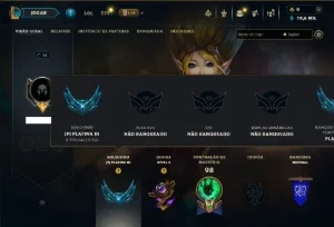 Platina 3 com 50 Champs e 11 Skins
