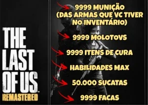 The Last of Us Remastered (PS4/PS5) - Itens, Habilidades,etc