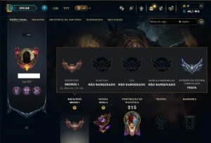 Bronze 1 com 80 Champs e 13 Skins ( Mais de 50 Jogos )