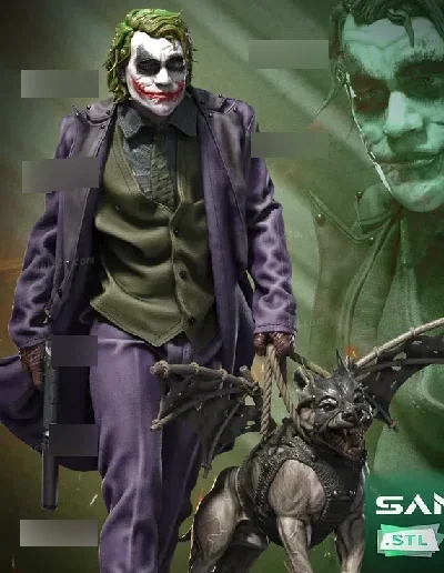 heath ledger CORINGA 3D STL